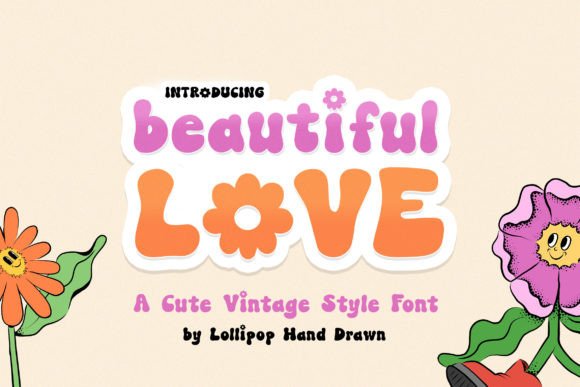 Beautiful Love: A Retro-Style Display Font for Captivating Designs