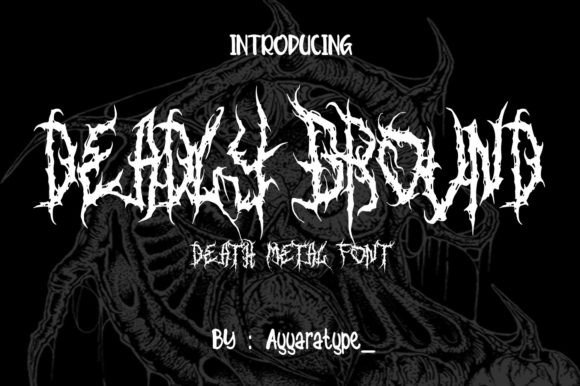 Deadly Ground: A Font for Bold, Dark Creativity
