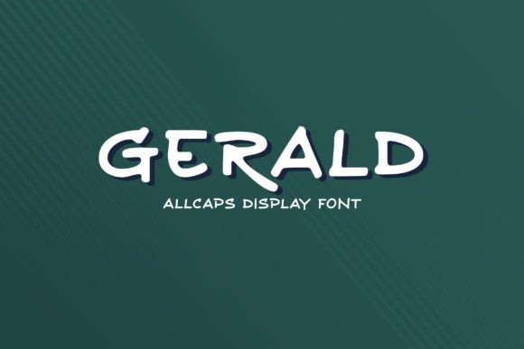 Embracing the Handwritten Charm of Gerald: A Display Font for Modern Creativity