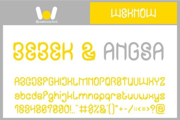 Exploring the Timeless Style of Bebek and Angsa Display Font