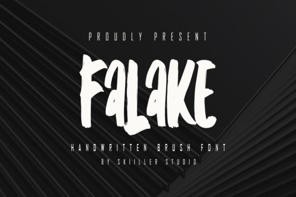 Falake: A Modern Handwritten Display Font for Stylish Headlines and Logotype Projects