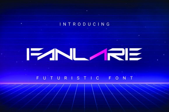 Fanlare: A Futuristic Font for Creative Projects