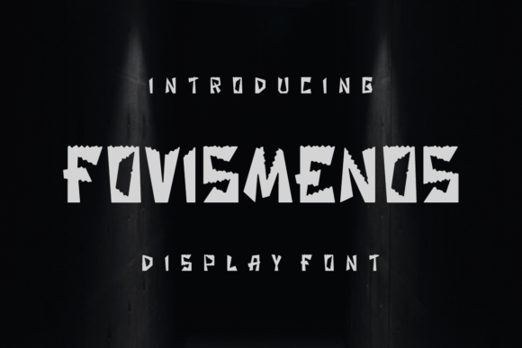 Fovismenos: A Bold Display Font for Eye-Catching Designs