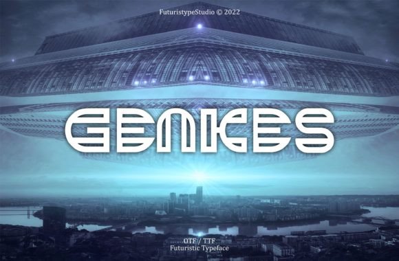 Genkes: A Bold and Futuristic Font for Modern Design Workflows