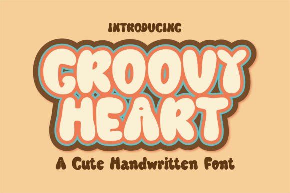 Groovy Heart: A Versatile Display Font for Modern Design