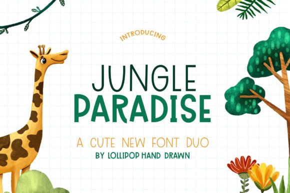 Jungle Paradise: A Playful Font for Creative Expression