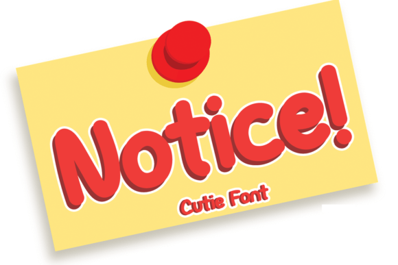 Notice Font: A Quirky Display for Creative Projects
