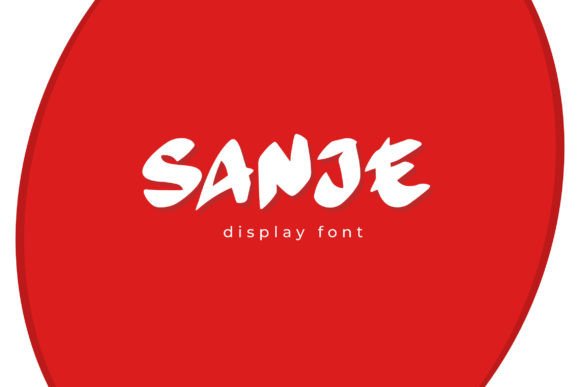 Sanje: A Display Font with a Modern Japanese Flair