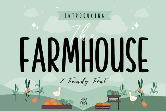 The Farmhouse Font: A Bold, Handwritten Style for Creative Projects