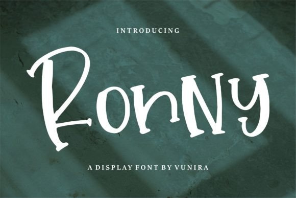 Why Ronny Is a Great Choice for Display Fonts in Modern Design